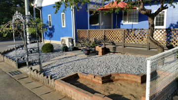 ガーデンエクステリアの様子